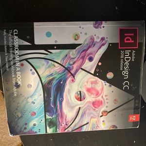 InDesign classroom in a book text book